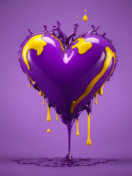 Liquid Love Heart Scene