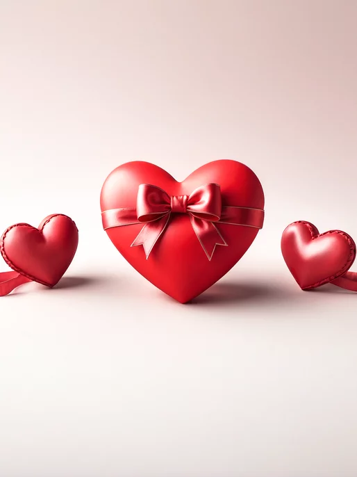 Heart Bow Background