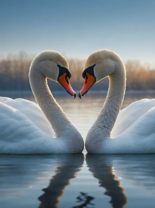 Swan Love Wallpaper