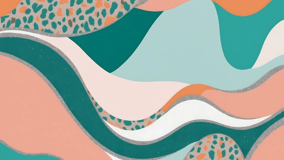 Orange Green Leopard Screen Image