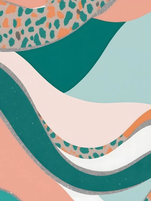 Orange Green Leopard Screen Image