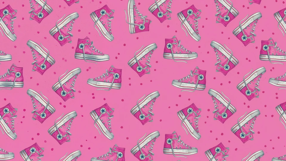 Converse Shoes Pattern Wallpaper