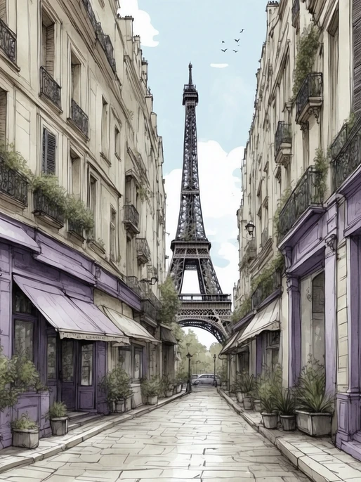 Paris Purple Elf's Tower