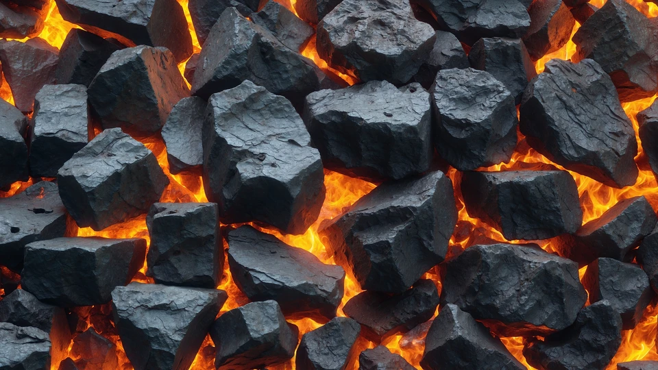 Hot Burning Coals Texture