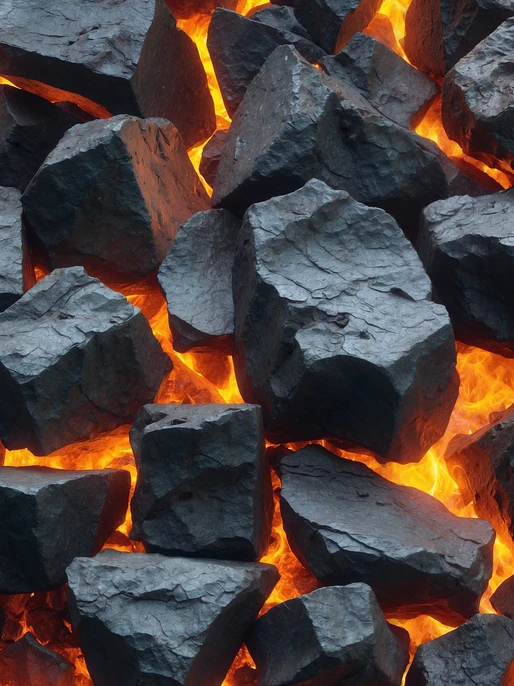 Hot Burning Coals Texture