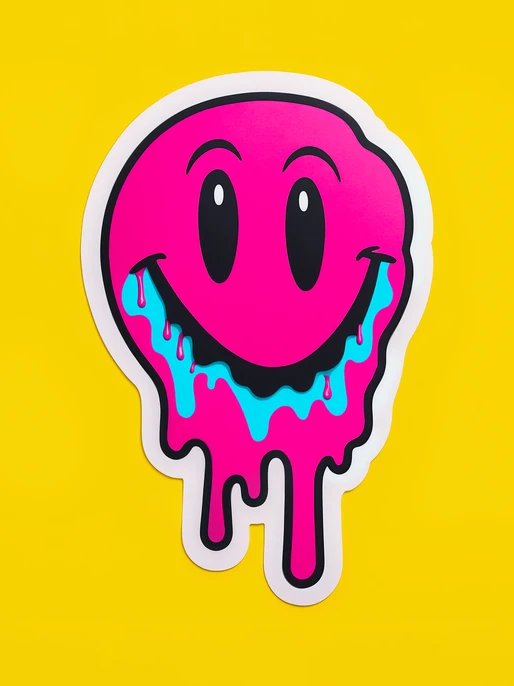 Gooey Smiling Face Wallpaper