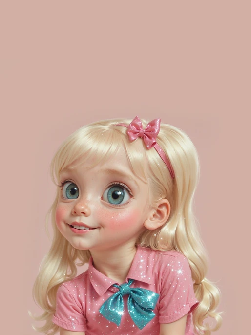 Cartoon Girl Preppy Wallpaper