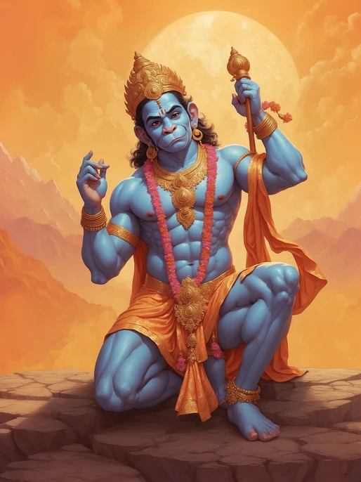 Hanuman Dancing Screen