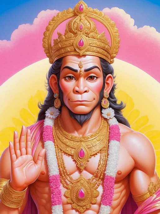 Hanuman Blessing Wallpaper