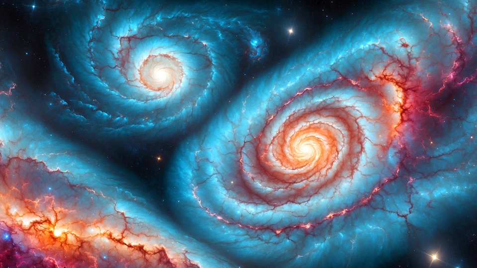 Vibrant Galaxy Image