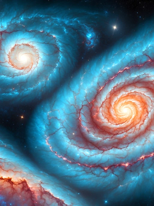 Vibrant Galaxy Image