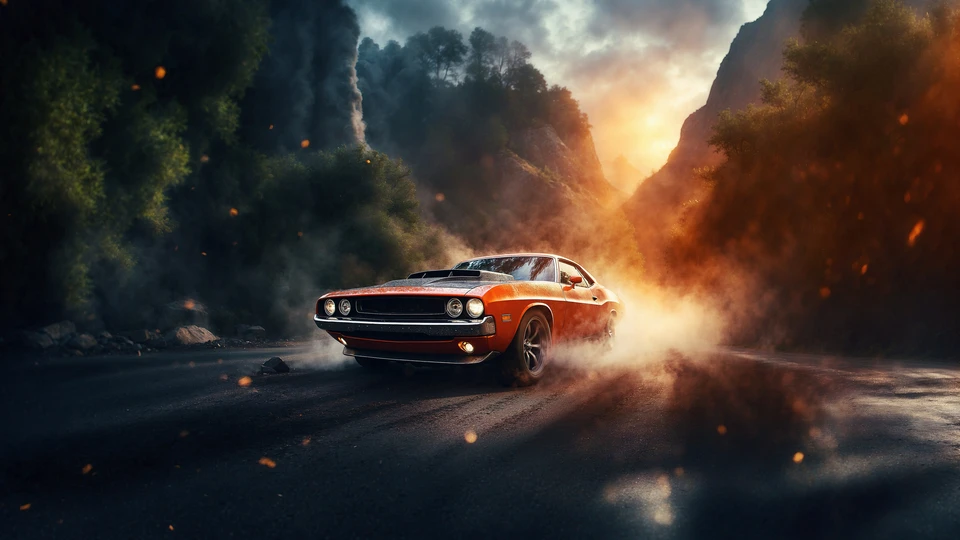Dodge Charger Sunset Drive Image