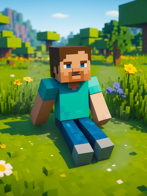 Minecraft Pixel Art Background