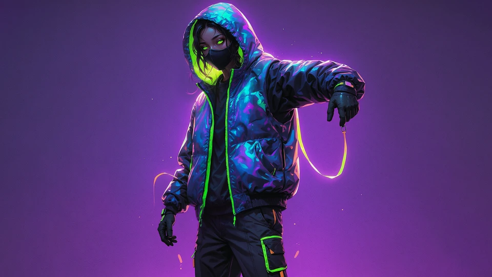 Futuristic Neon Image 