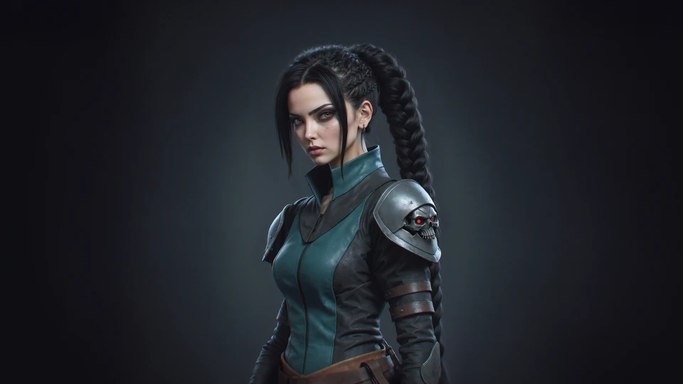 RPG Villain Hunter Woman Wallpaper