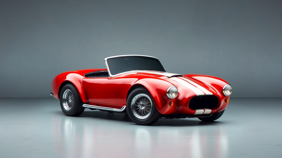 White-Striped AC Cobra Convertible Wallpaper