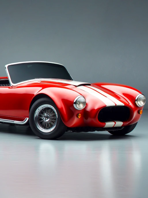 White-Striped AC Cobra Convertible Wallpaper