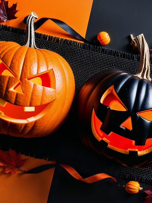 Seasonal Decor with Pumpkins Screen Image