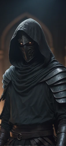 Dark Cloaked Assassin Wallpaper