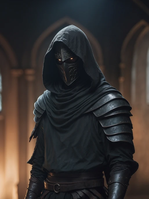 Dark Cloaked Assassin Wallpaper