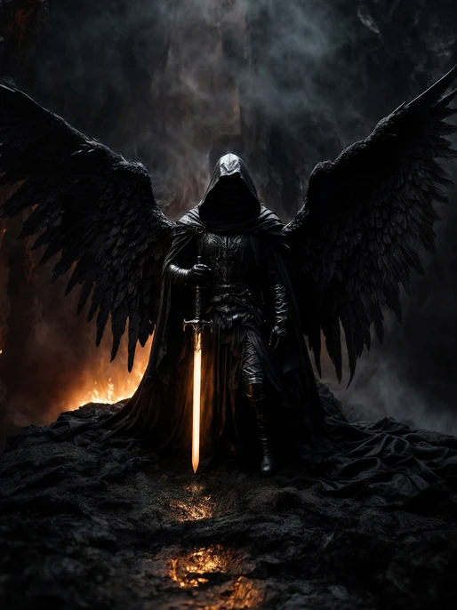 Fallen Angel Abyss Wallpaper