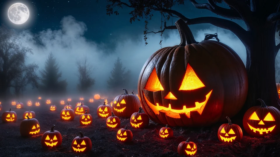 Mystical Halloween Night Wallpaper