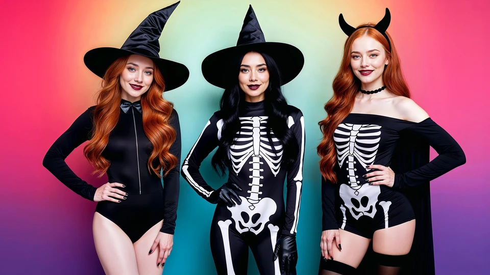 Witchy Halloween Women Wallpaper