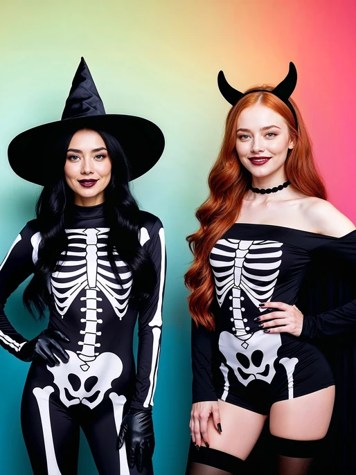 Witchy Halloween Women Wallpaper