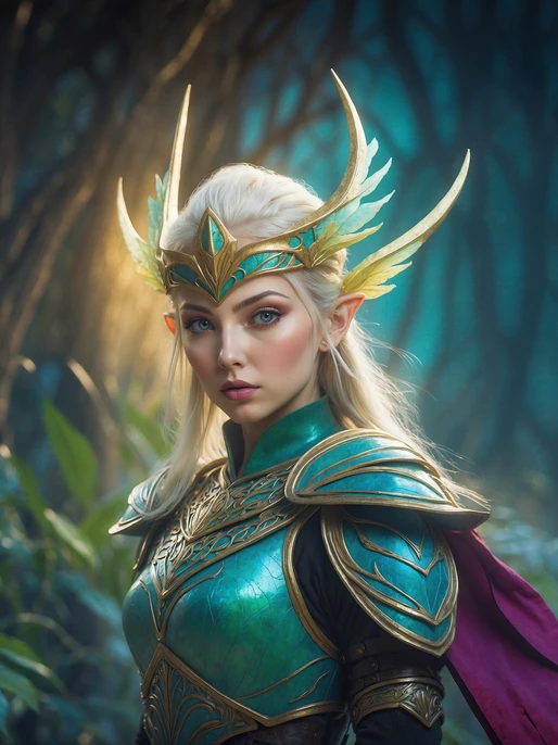 Elven Warrior Fantasy Wallpaper