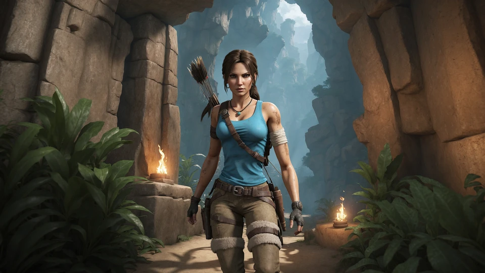 Lara Croft Game Wallpaper