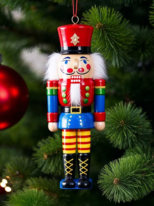 Festive Nutcracker Decoration Image