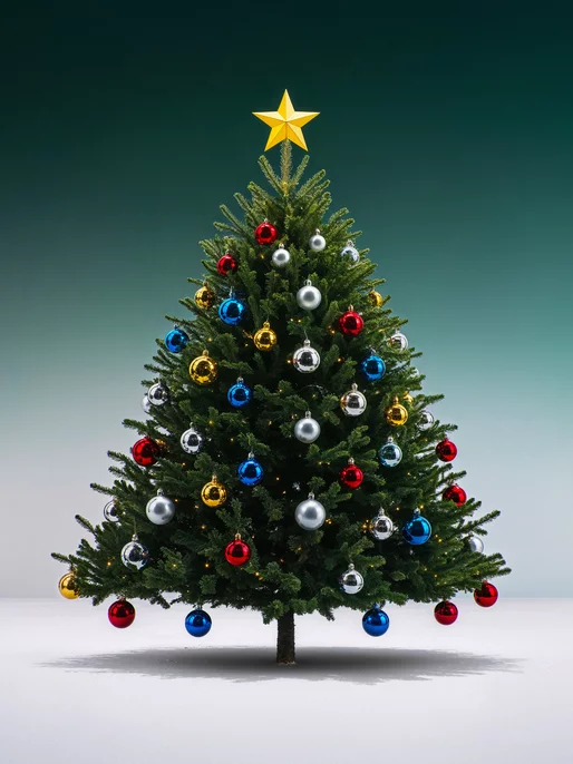 Classic Tree on Snowy Ground Screen 