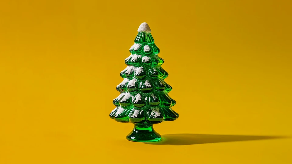 Festive Glass Tree Screen 