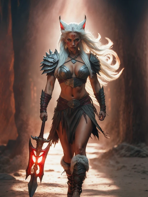 Exotic Barbarian Girl Image