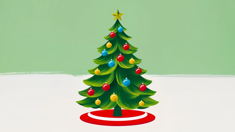 Artistic Xmas Tree Image