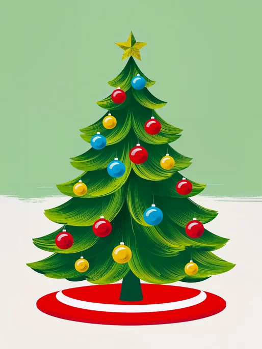 Artistic Xmas Tree Image