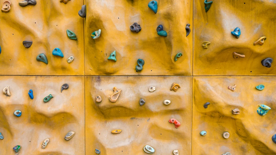 Stone Climbing Wall Background 