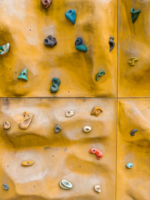 Stone Climbing Wall Background 