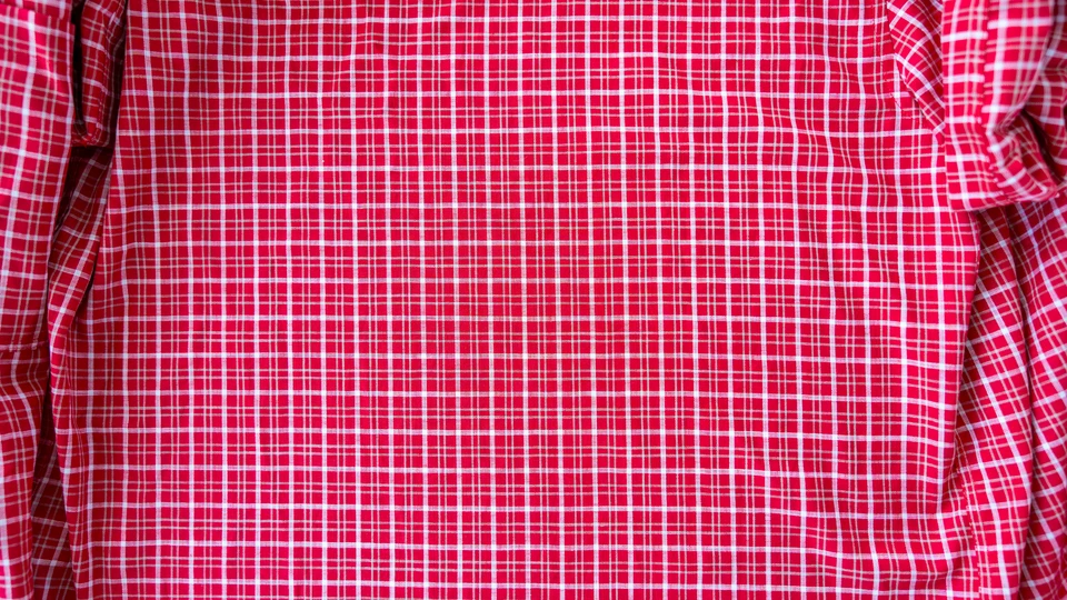 Fabric Shirt with Vertical Stripes