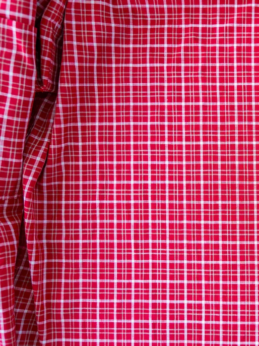 Fabric Shirt with Vertical Stripes