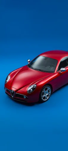 Red Alfa Romeo Car Screen 