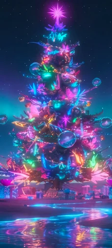 North Pole Xmas Trees Image