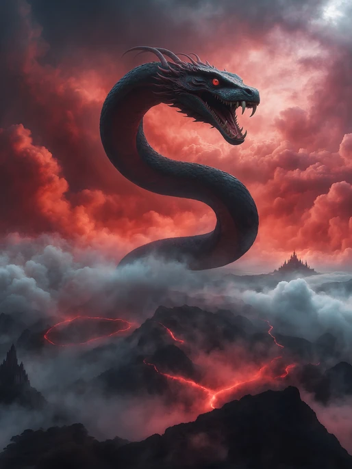 Iridescent Serpent Wallpaper