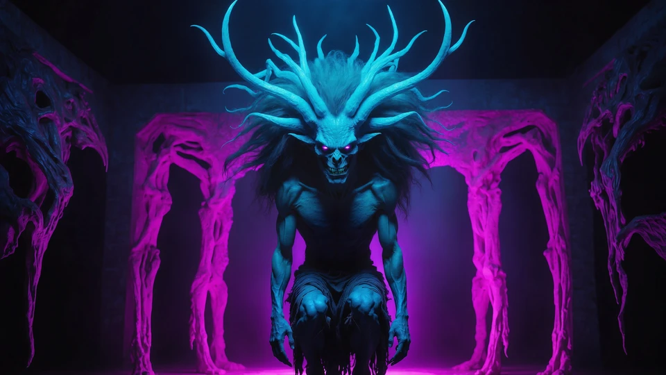 Grudge Baphomet Blacklight