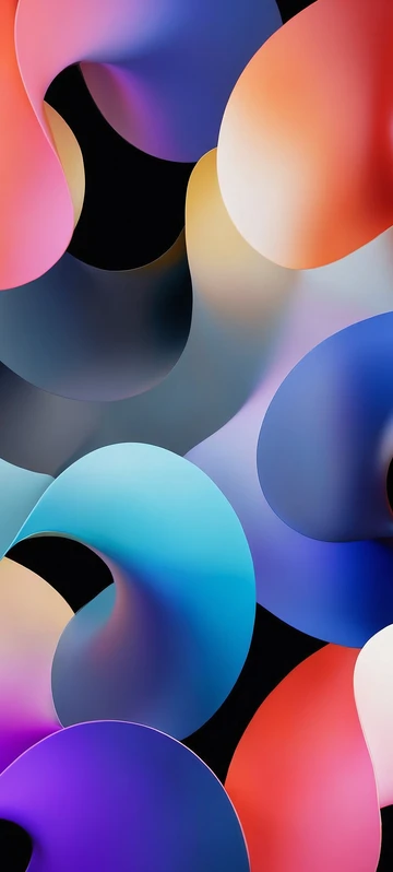 Colorful Circles iPhone Design