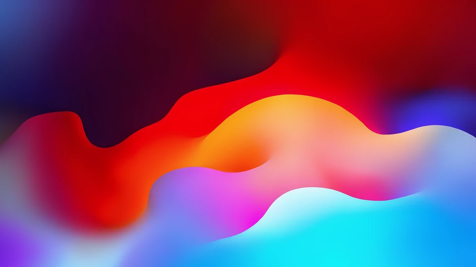 Dynamic Multicolored iPhone Screen Design