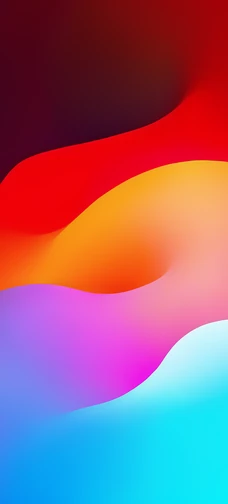 Dynamic Multicolored iPhone Screen Design
