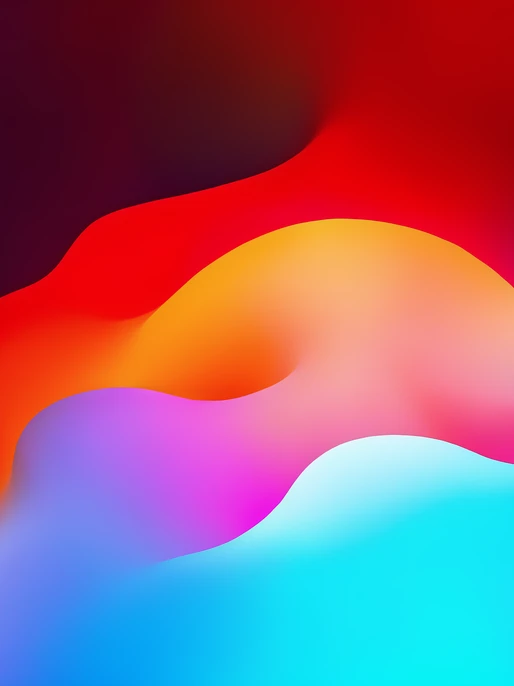 Dynamic Multicolored iPhone Screen Design