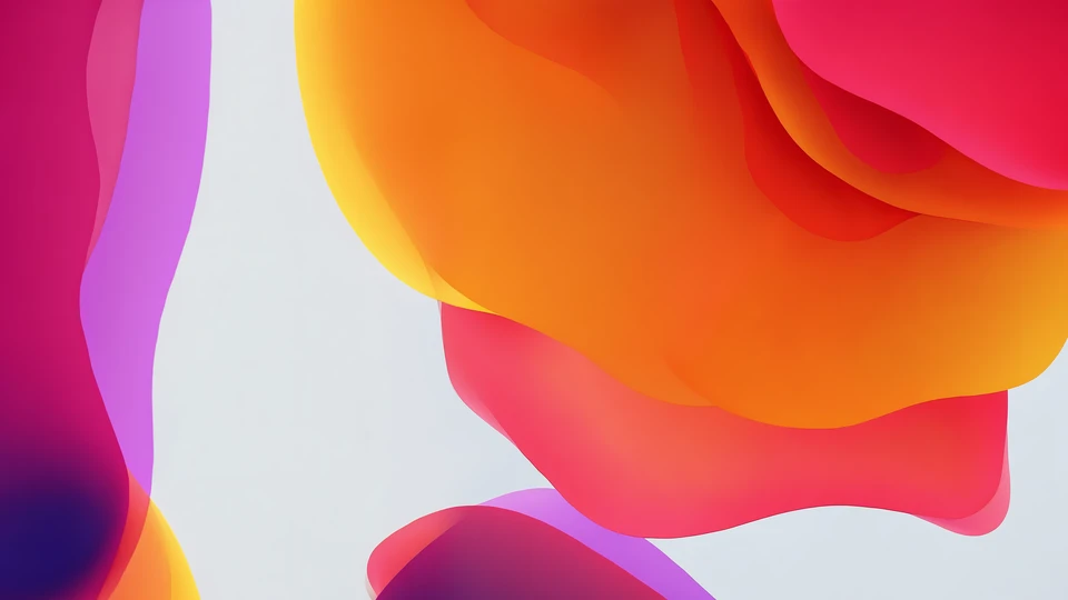 Vibrant Abstract iPhone look Art